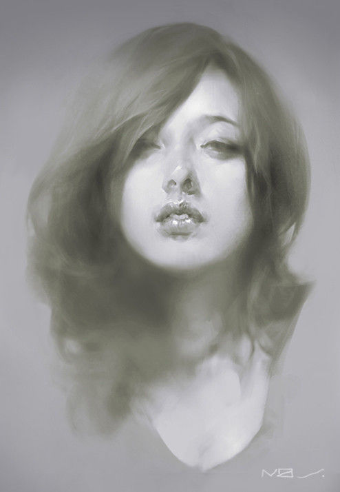 淡白晕色美女肖像插画[6P] (2).jpg