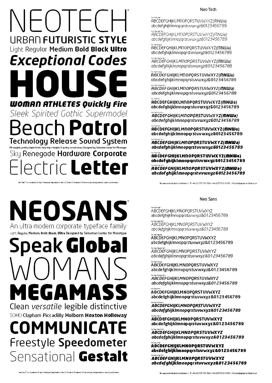 Neo Sans Std & Neo Tech Std字体（有版权）.jpg