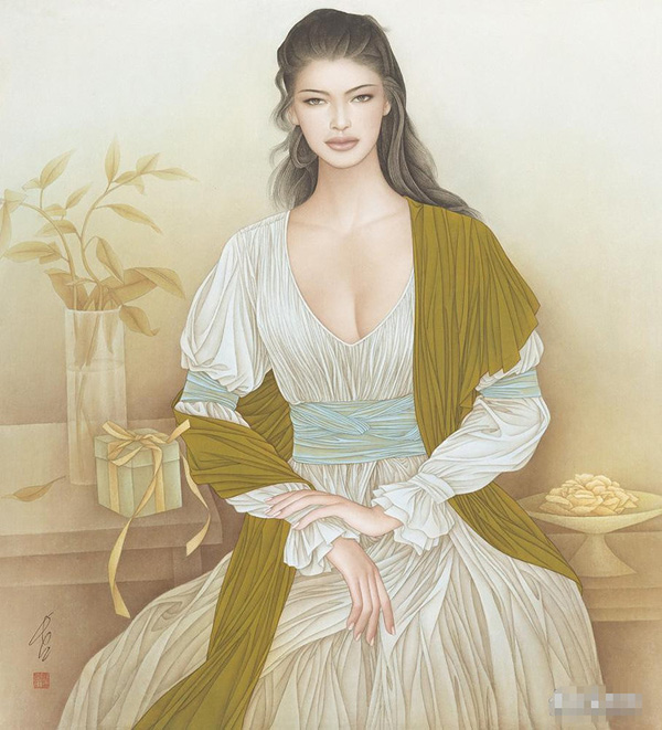 冯长江工笔古装仕女&现代美女 [55P] (6).jpeg