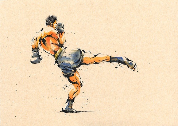 日本勝亦勇水墨功夫武术插画[54P] (2).jpg