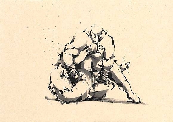 日本勝亦勇水墨功夫武术插画[54P] (28).jpg