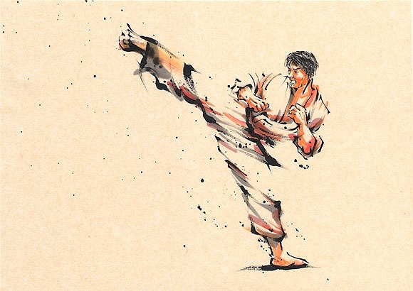 日本勝亦勇水墨功夫武术插画[54P] (45).jpg