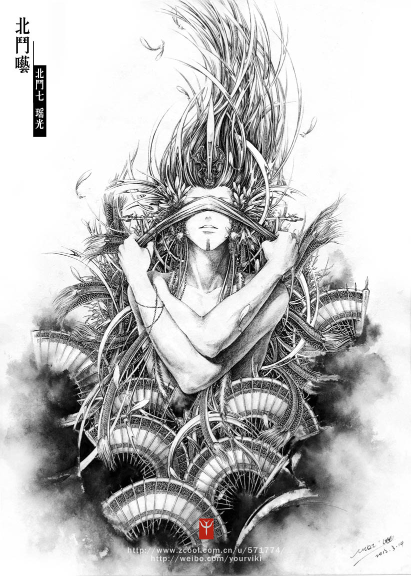 成都小帆-VIKI_LEE-《呓》系列手绘作品[56P] (54).jpg