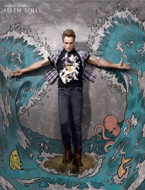 　　Allen Solly服装广告：Allen Solly服装广告独具创意，此次以“my world my way”.jpg