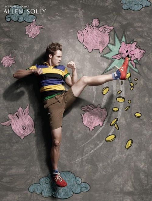 　　Allen Solly服装广告：Allen Solly服装广告独具创意，此次以“my world my way”.jpg