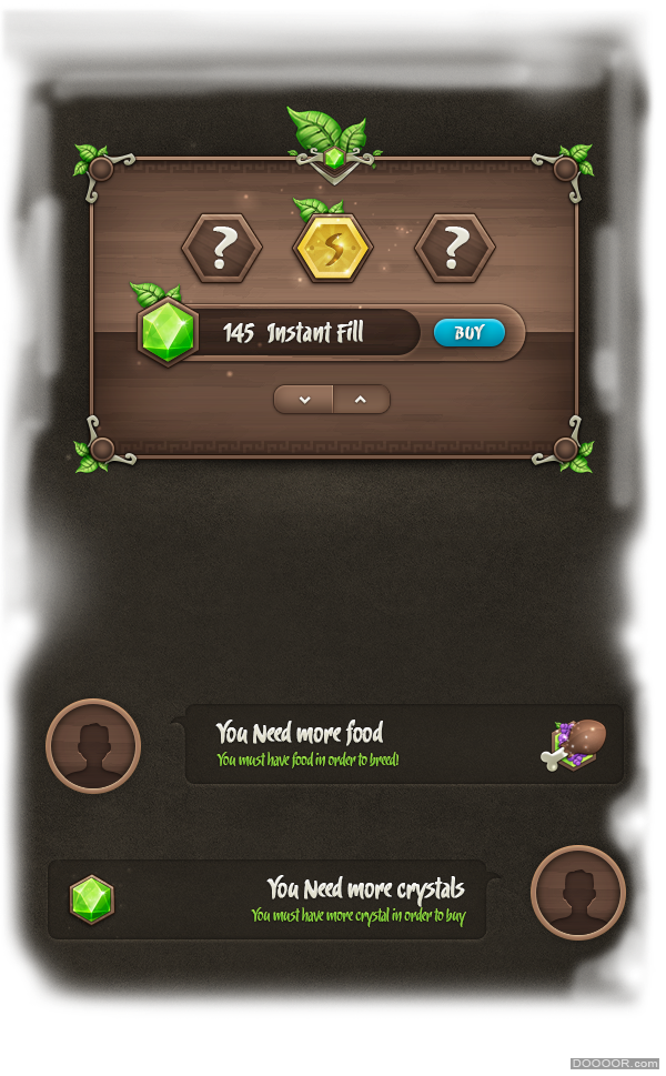 Strangelings游戏IOS&amp;WEB-UI元素设计 [14P] (4).png