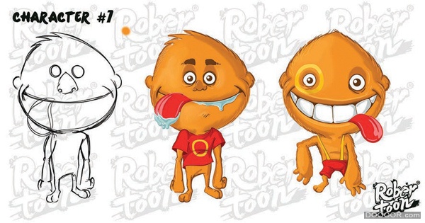 Robertoon夸张商业卡通插画 [19P] (9).jpg