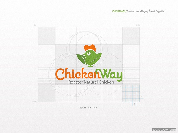 国外天然有机鸡肉快餐连锁店VI设计-CHICKEN WAY [48P] (2).jpg