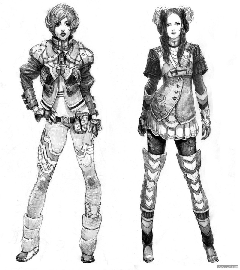战争人物设定手绘线稿俄罗斯Alex Pascenko[高清80P] (1).jpg