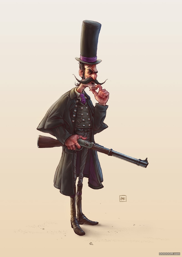波兰插画师Dziekan的几款个性角色设计 [13P] (4).jpg