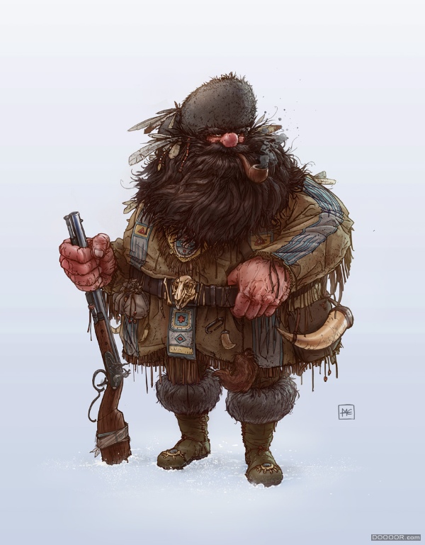 波兰插画师Dziekan的几款个性角色设计 [13P] (6).jpg
