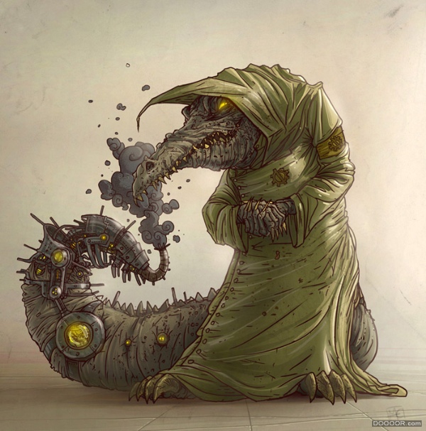 波兰插画师Dziekan的几款个性角色设计 [13P] (8).jpg