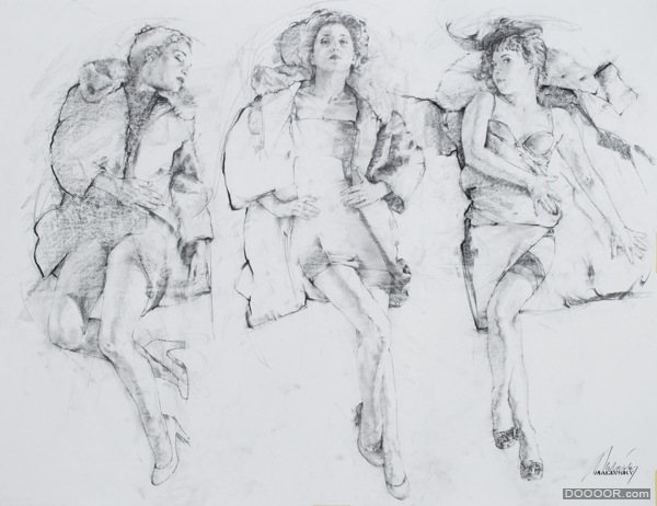 [132P]加拿大画家Malinsky暗流美术作品.jpg