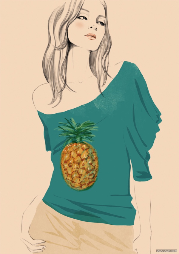 sandra 的简笔时尚女孩 [18P] (16).jpg