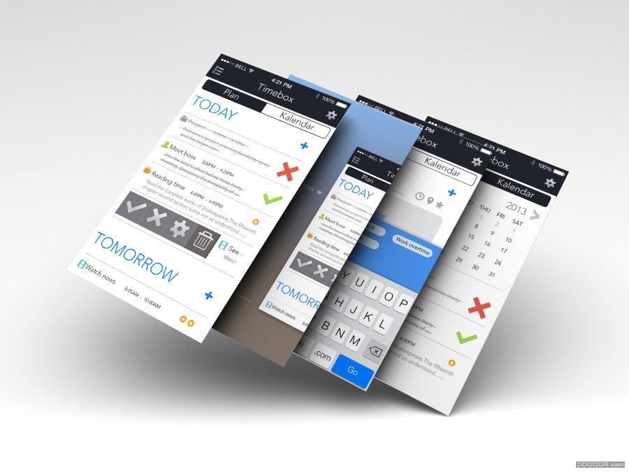时间盒子日程安排应用APP UI设计 [8P] (7).jpg