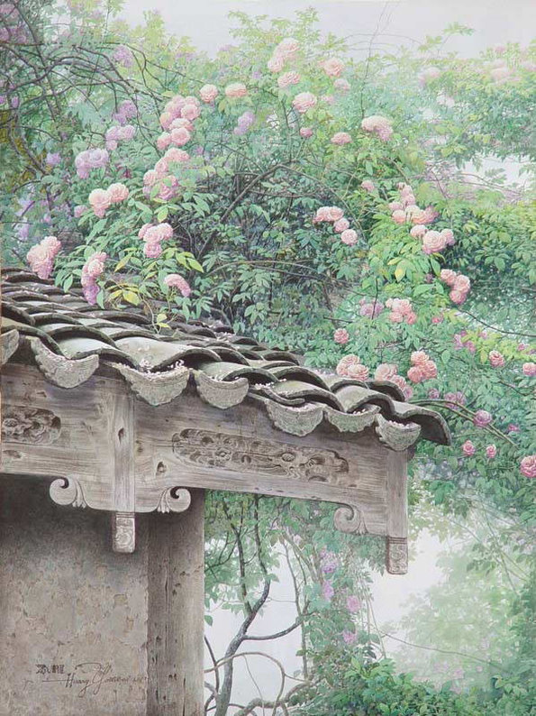 水彩画里的老北京印象-黄有维 [19P] (9).jpg