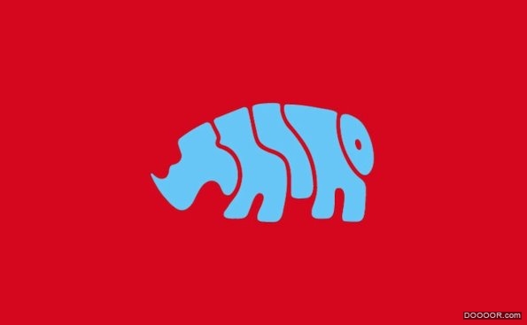 16个英文字母变形动物LOGO设计 (7).jpg