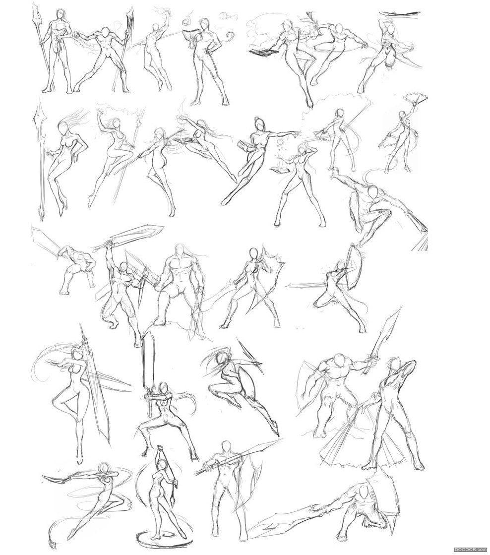 原画秘籍-人体姿势线描 [20P] (2).jpg