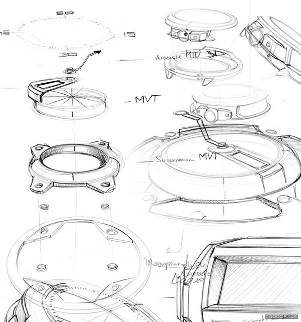 国外男士腕表设计手稿&amp;效果图欣赏-FISCHER [26P] (23).jpg