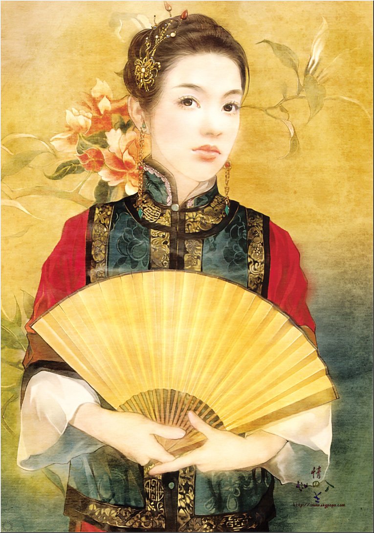 清朝古装美女插画 [25P] (24).jpg