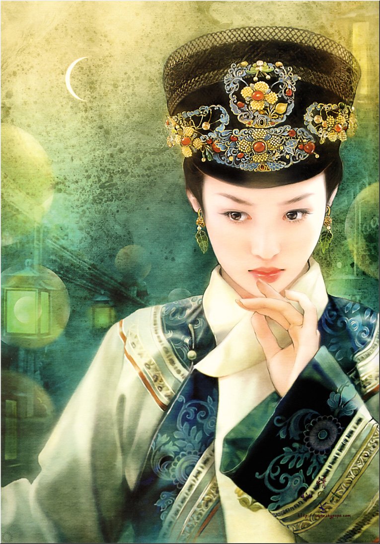 清朝古装美女插画 [25P] (3).jpg