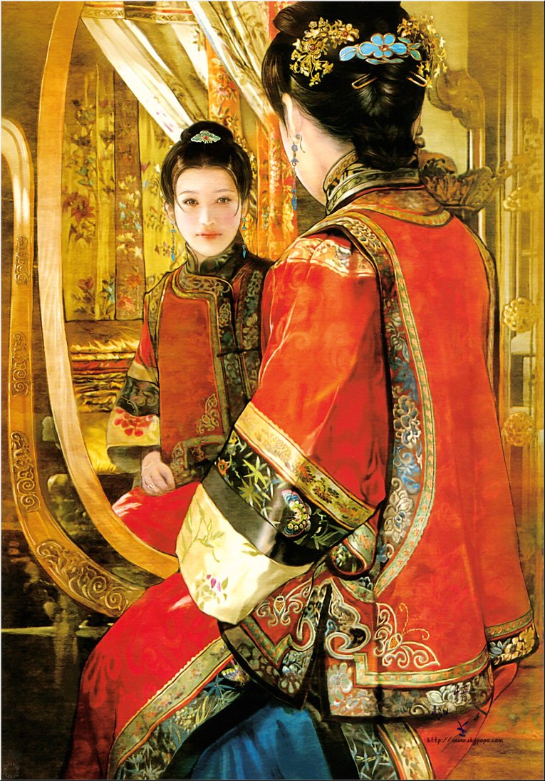 清朝古装美女插画 [25P] (7).jpg
