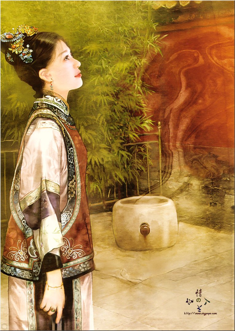 清朝古装美女插画 [25P] (11).jpg