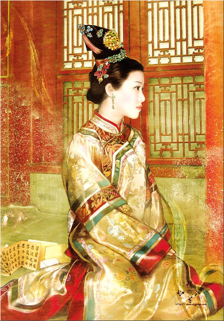 清朝古装美女插画 [25P] (15).jpg