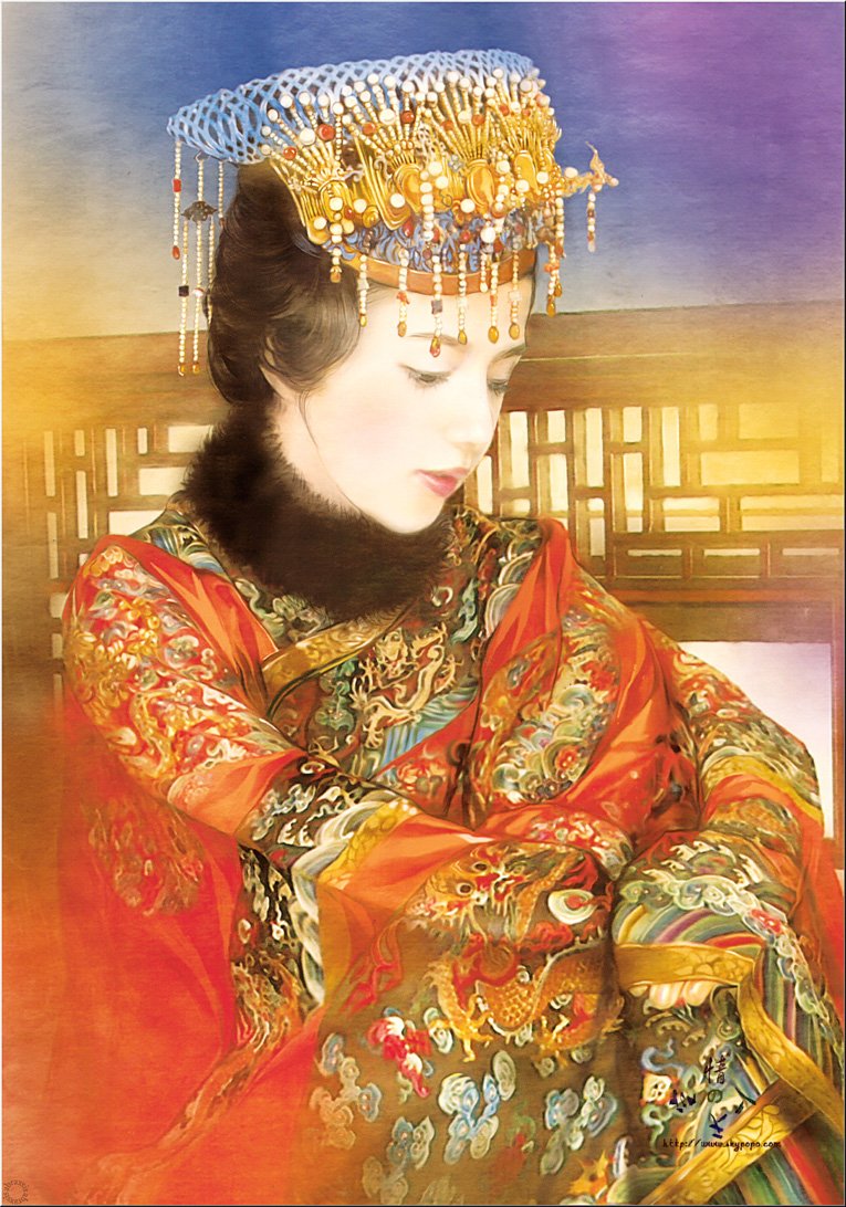 清朝古装美女插画 [25P] (18).jpg