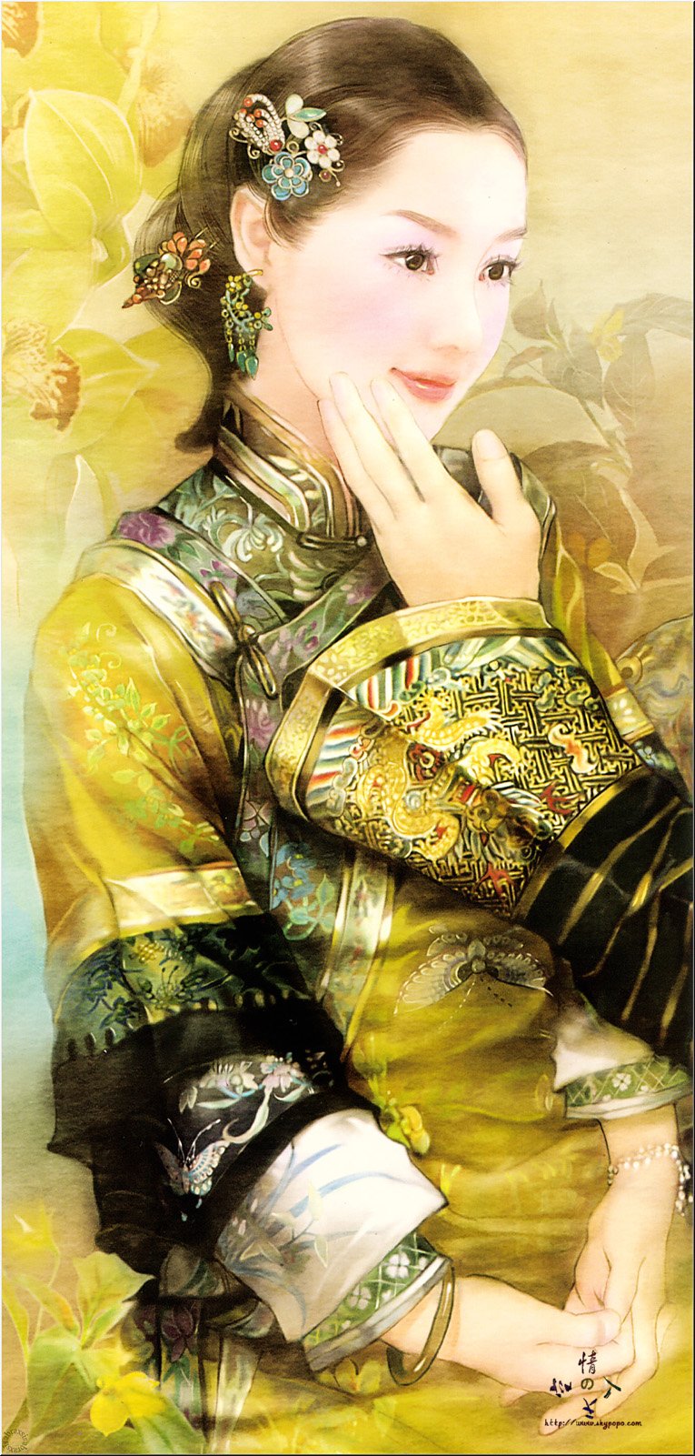 清朝古装美女插画 [25P] (21).jpg