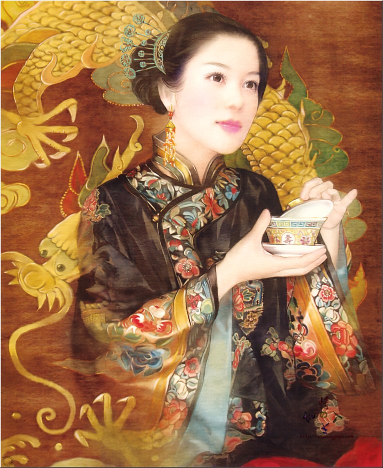 清朝古装美女插画 [25P] (22).jpg