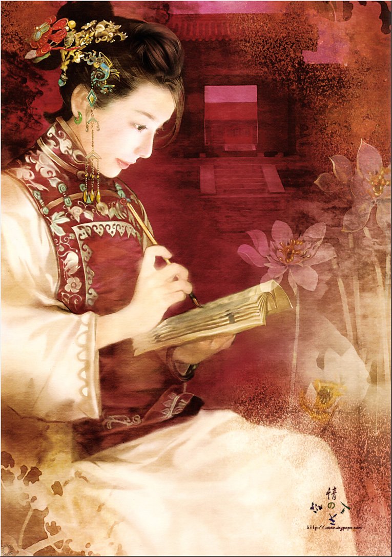 清朝古装美女插画 [25P] (23).jpg