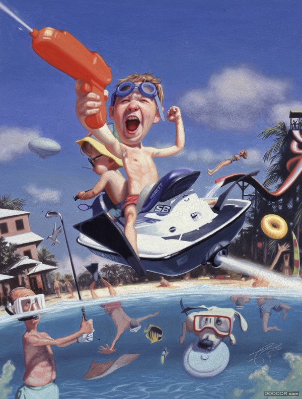 Bennett夸张人物大明星插画 [35P] (25).jpg