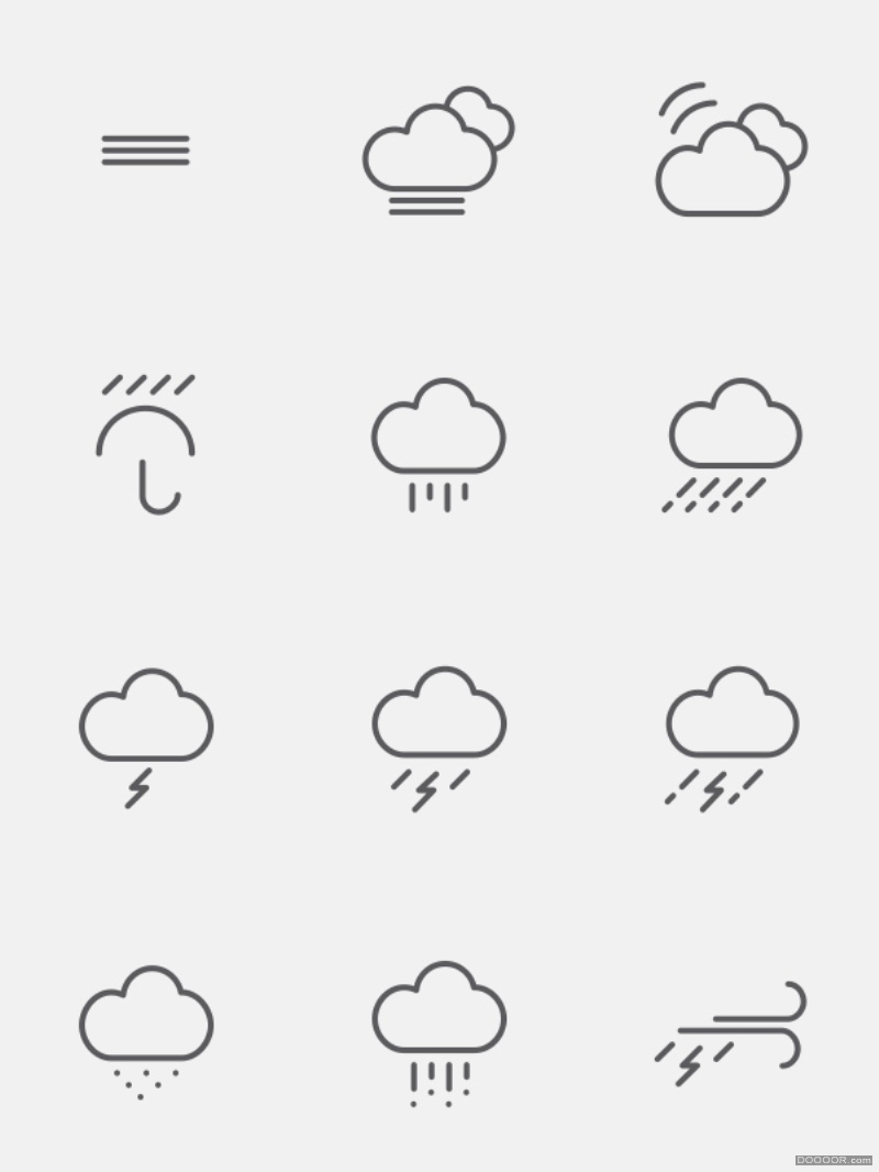 Weather Icons天气图标一组 [6P] (2).jpg