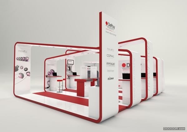 Stand Depuy红与白展厅设计 [6P].jpg