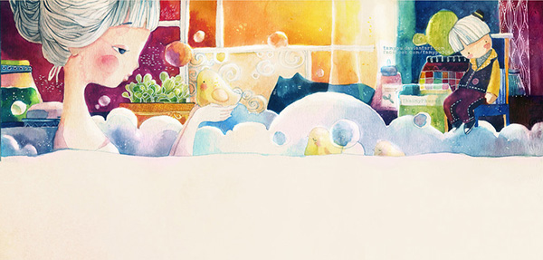 安谧温馨小女孩喜欢的插画来自越南 [39P] (34).jpg