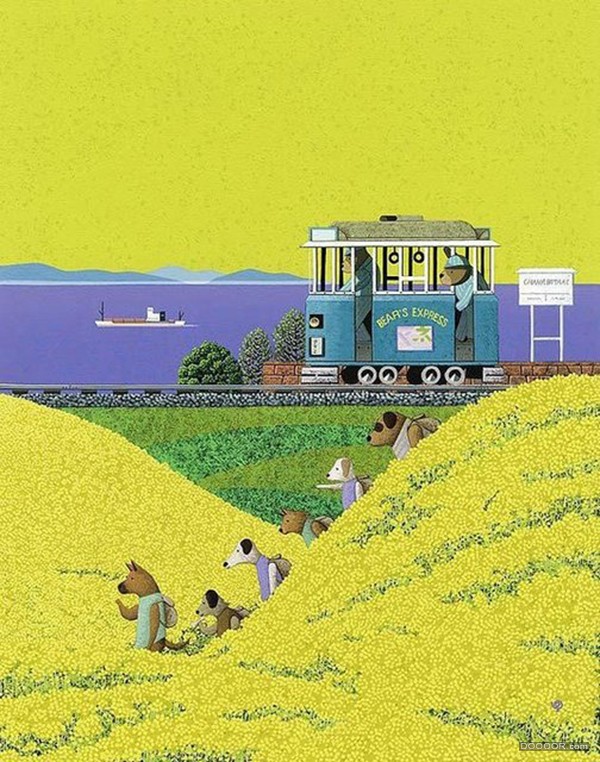 暖洋洋小清新日本浮世绘插画作品 [21P] (1).jpg