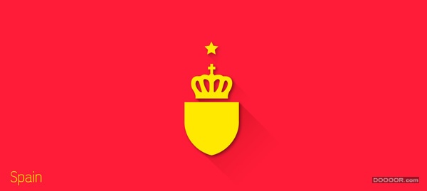 FIFA巴西世界杯扁平化盾牌徽章设计 [33P] (13).jpg