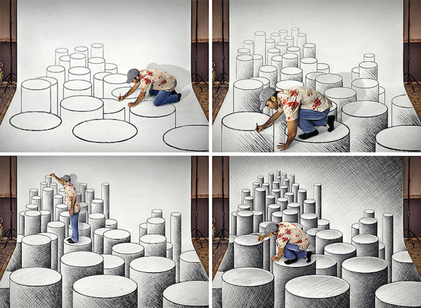 惊人距离感的3D铅笔画 [7P] (6).jpg