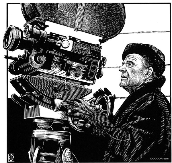 BARTON针管笔版画风格电影明星插画 [32P].jpg