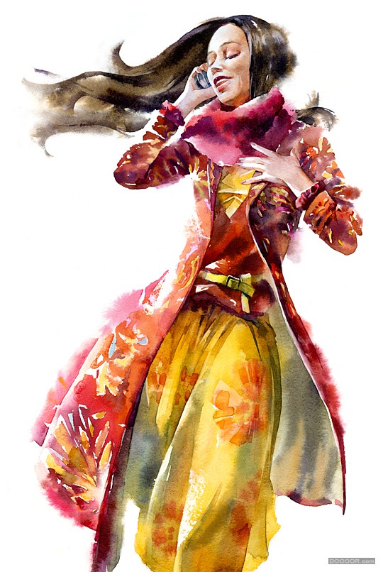 YERMOLIN时装插画WATERCOLOR GIRLS [14P] (1).jpg