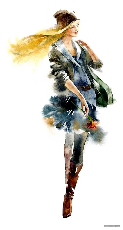YERMOLIN时装插画WATERCOLOR GIRLS [14P] (7).jpg