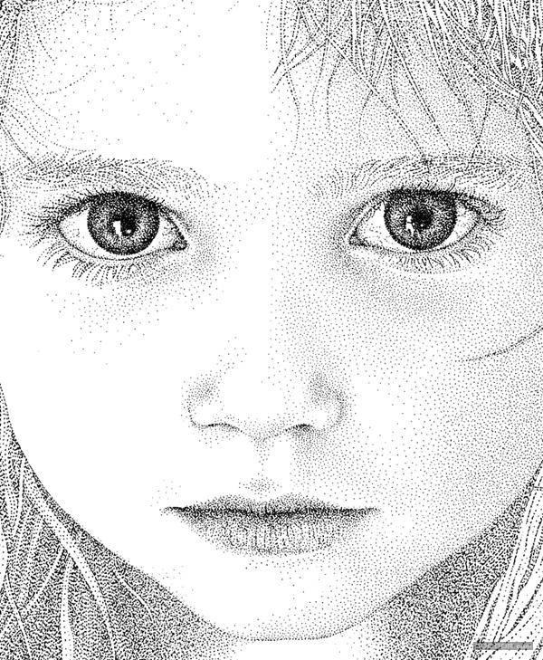 RUIZ点出来的针管笔儿童肖像画 [21P] (4).jpg