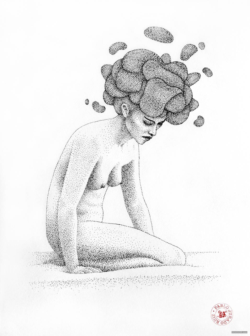 RUIZ啄木鸟一样点出来的针管笔肖像画 [23P] (2).jpg