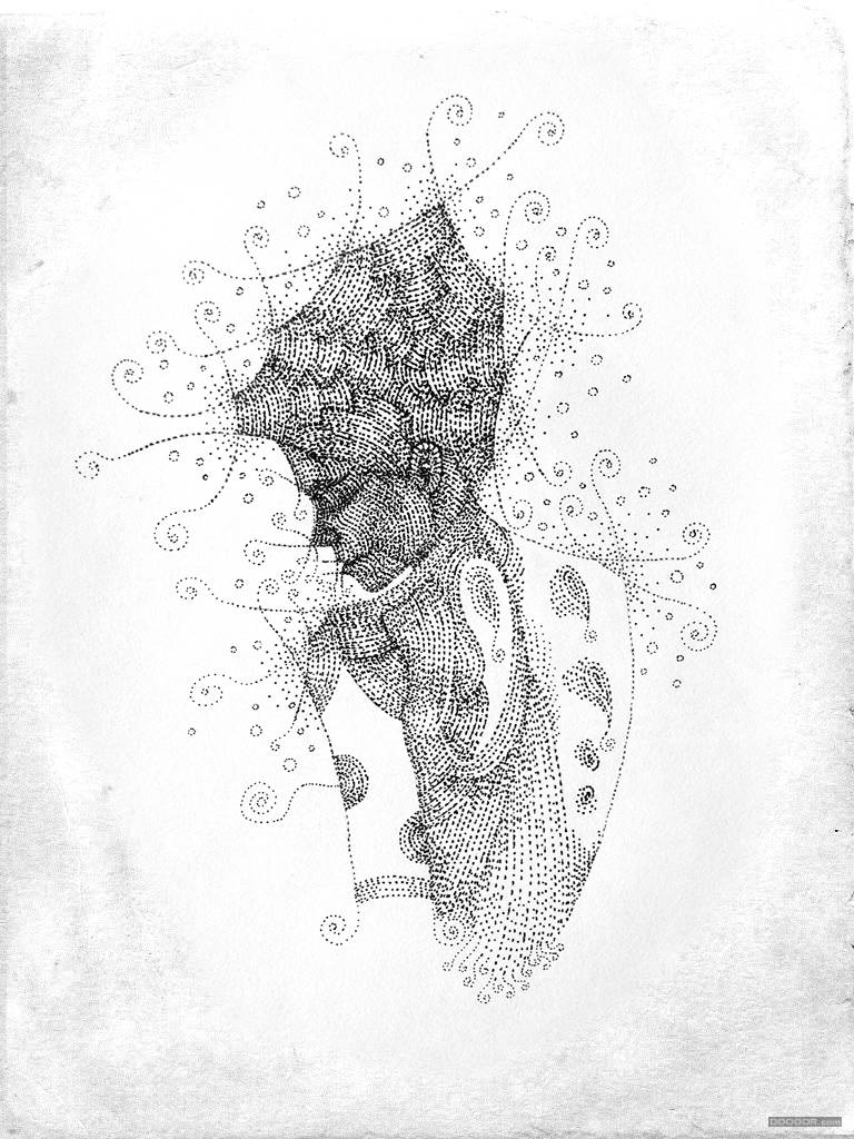 RUIZ啄木鸟一样点出来的针管笔肖像画 [23P] (17).jpg