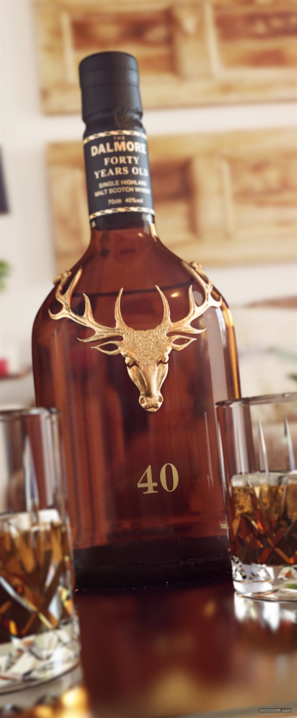 DALMORE-40鹿头洋酒瓶3D效果图 [11P] (10).jpg