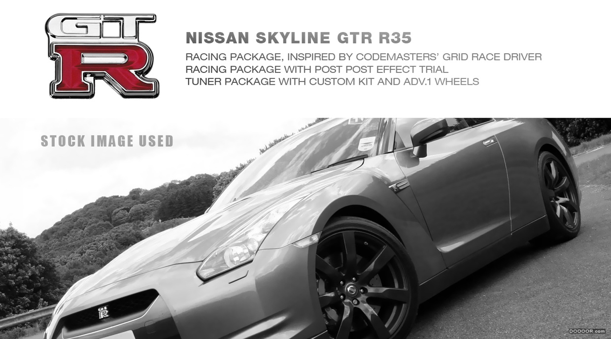 Nissan GTR 尼桑汽车效果图渲染表现 [4P].jpg