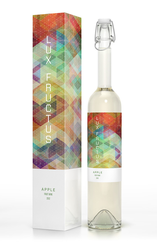 彩色几何纹理LUX果酒概念包装设计 [11P] (1).jpg