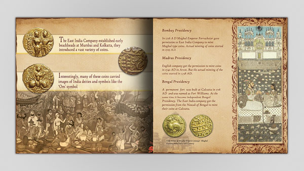 COINS OF INDIA印第安之币复古古籍书籍设计 [5P] (3).jpg