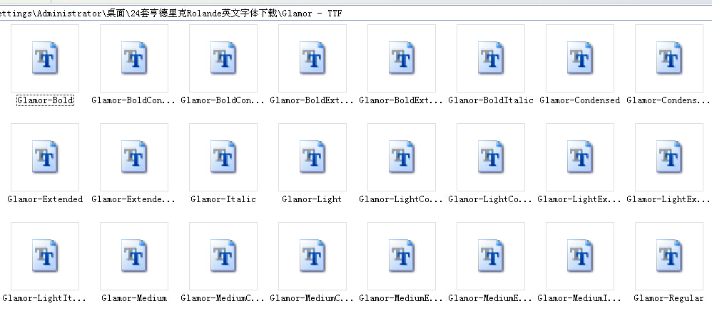24套Glamor亨德里克Rolande英文字体下载02.jpg